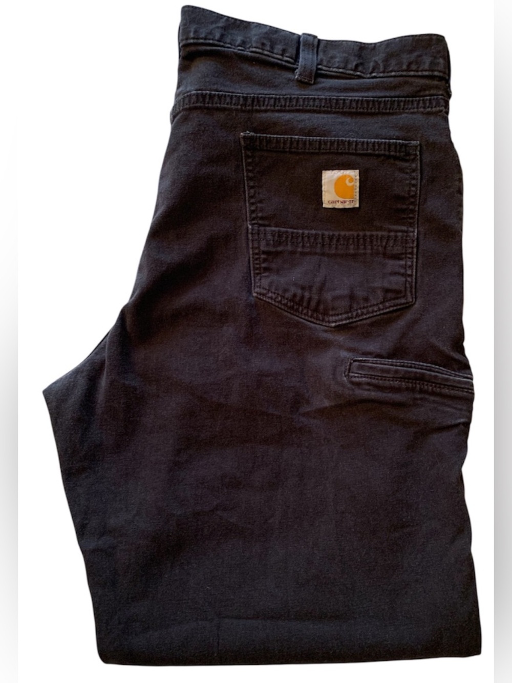 Carhartt Black Work Pants with Gold Patch Logo